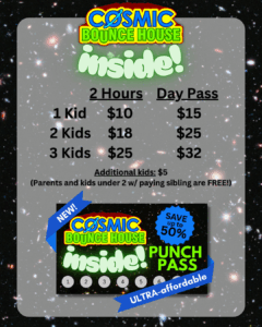 CBHI Pricing Thanksgiving Cosmic Bounce House: Inside!